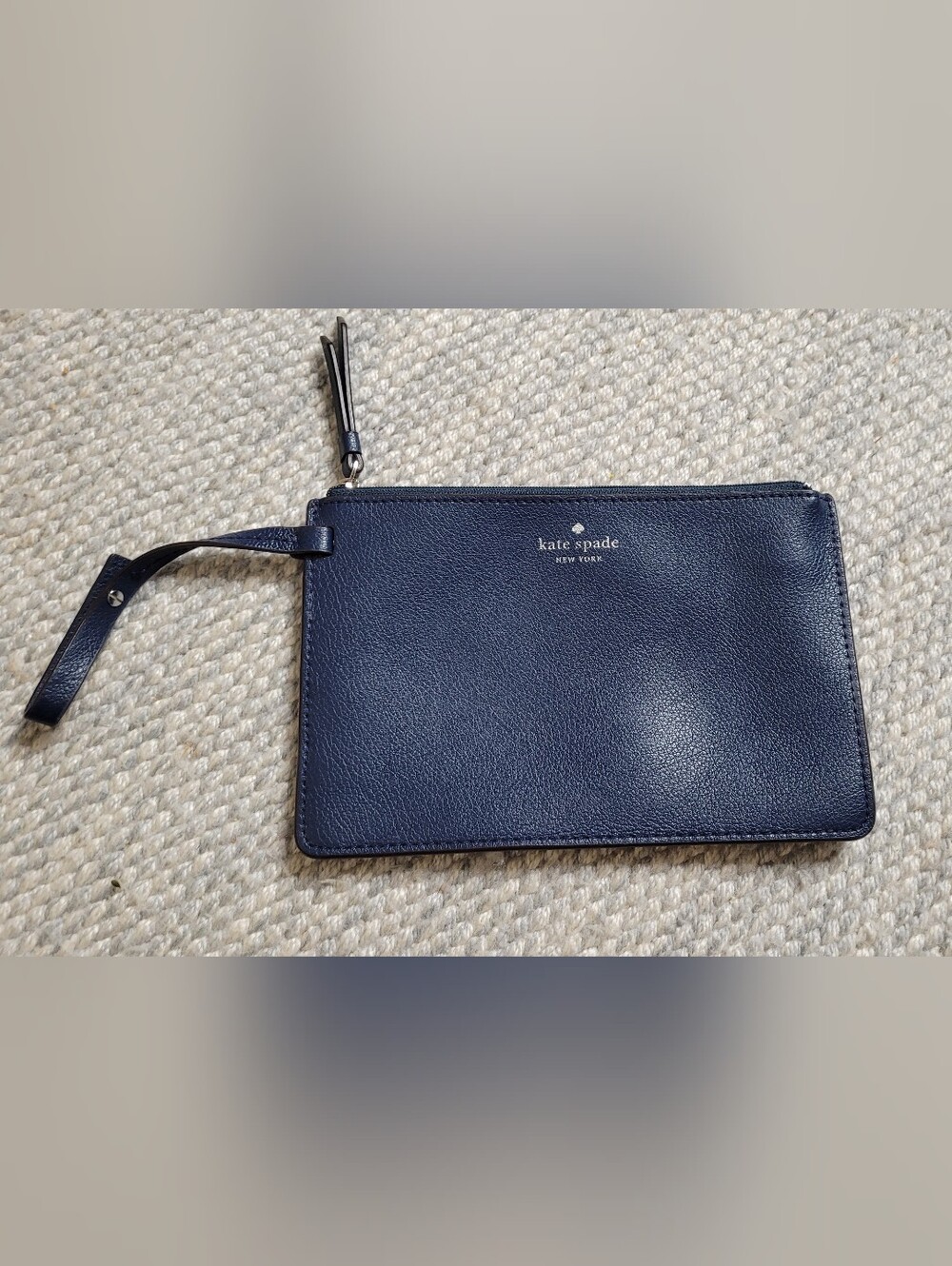 Kate Spade New York Navy Blue Wristlet Card Holder 8"x5"